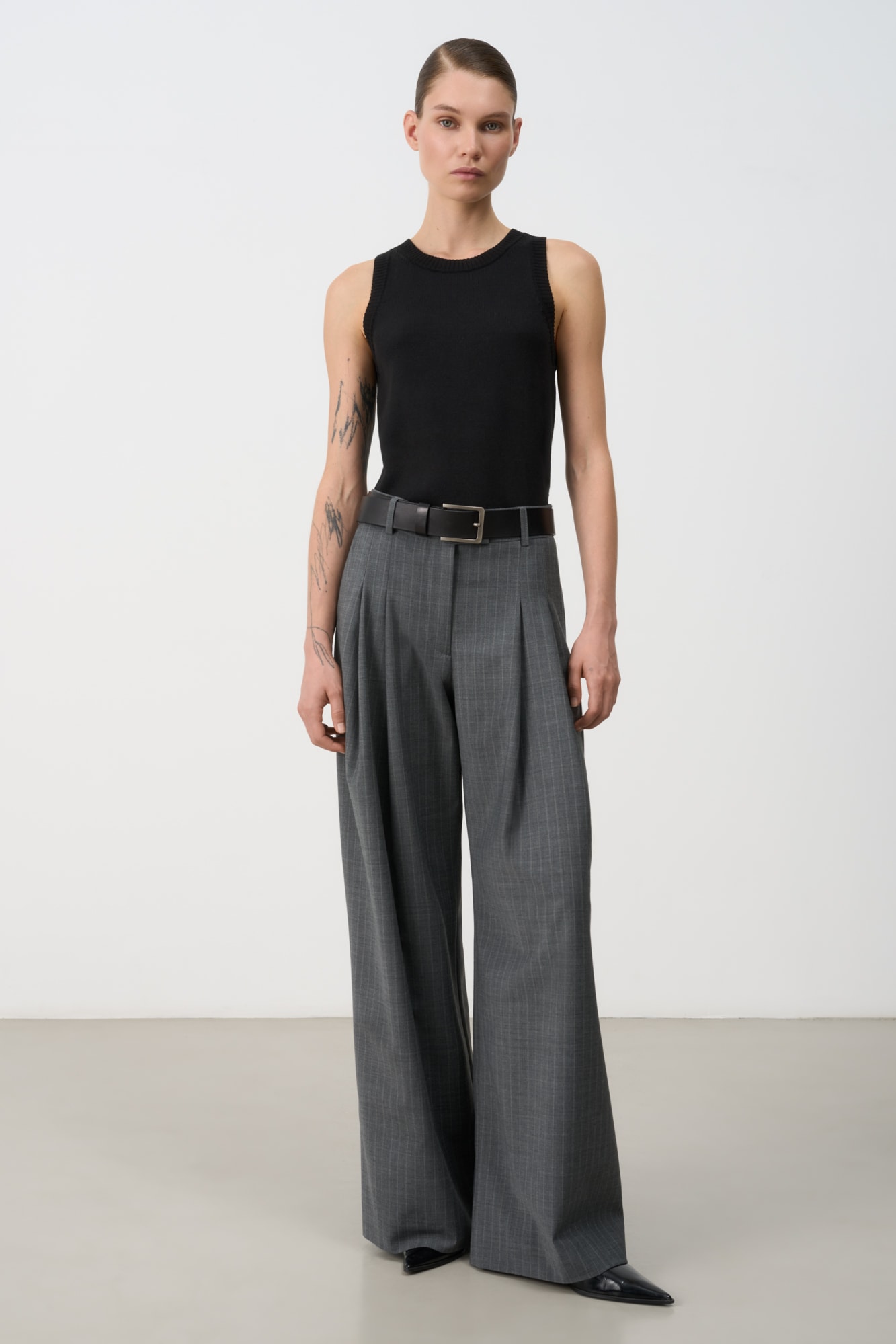 Брюки палаццо широкие Flow